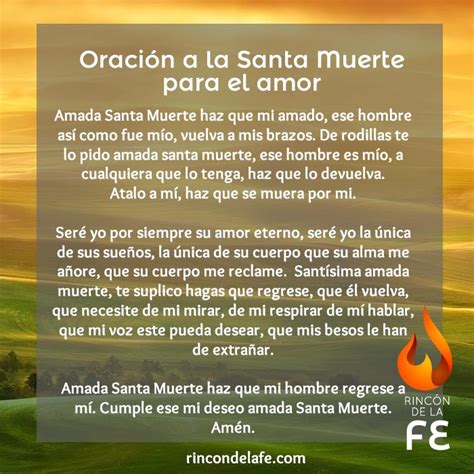 Oracion A La Santa Muerte Para El Amor All You Need Infos