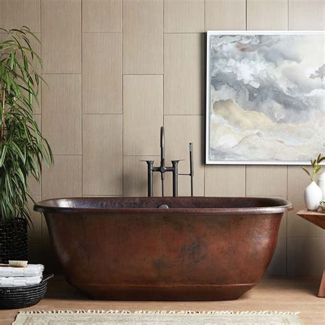 There are many antique copper bathtubs for sale on the current market. Santorini Hammered Copper Soaking Tub | Native Trails