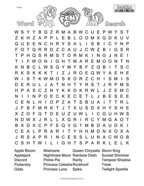 Word Search Puzzles