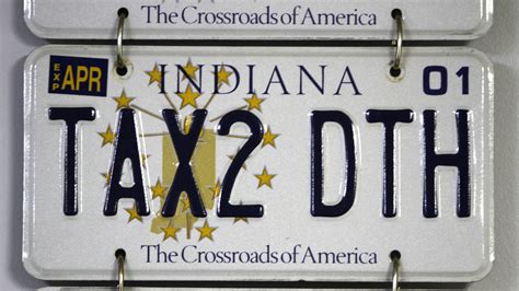 Indiana BMV asks court to delay vanity plate sales