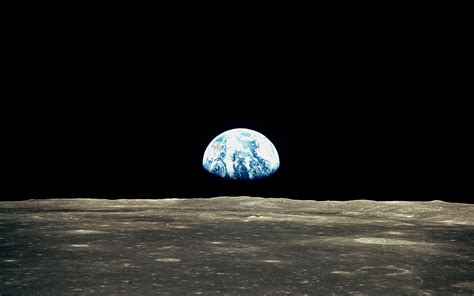 Earth From Moon Wallpapers Wallpaper Cave