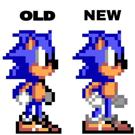 My Custom Sega Master System Sonic 1 Sprite Comparison Rsonicthehedgehog