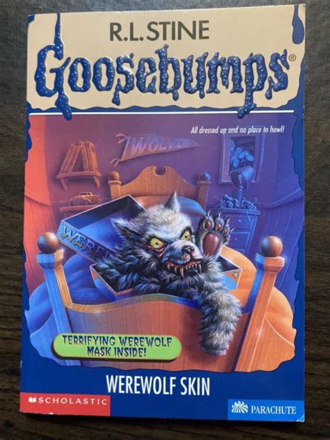 Goosebumps Werewolf Skin 60 R L Stine 1997 1st Print With Mask Rare