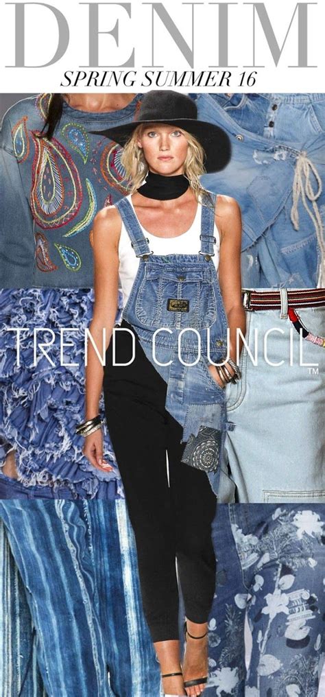 Double Denim Fashion Summer 2016 Trends Trend Council 2016 Fashion