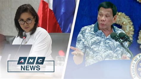 Palace Defends Duterte S Tirades Vs Robredo Sees No Need For Apology Anc Youtube