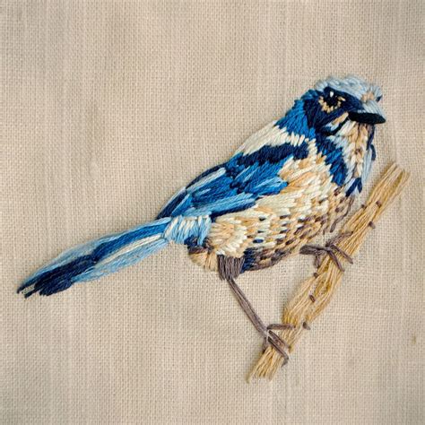 Embroidery Bird 3 By ~zephyroswind On Deviantart Embroidery Sampler