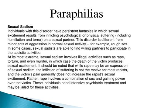 Ppt Edgc 682 Paraphilia Powerpoint Presentation Free Download Id