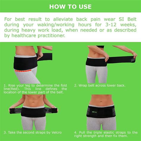 How Long Should You Wear A Sacroiliac Belt Belt Poster