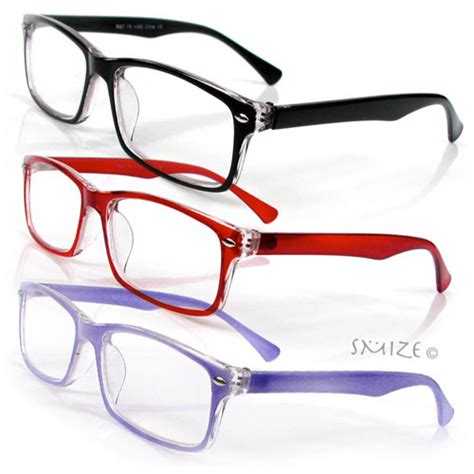 new classic frame reading glasses nerd geek retro vintage style 100 400 ebay