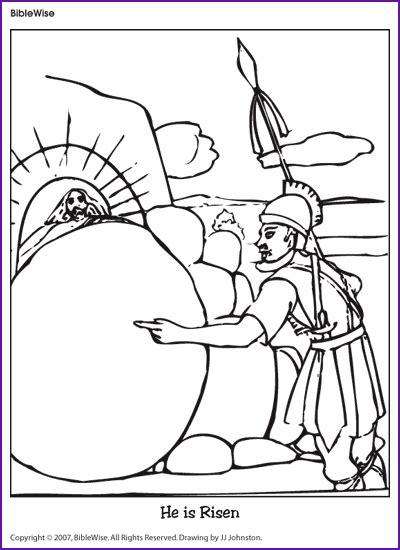 You will be able to. Coloring (Jesus is Risen) - Kids Korner - BibleWise