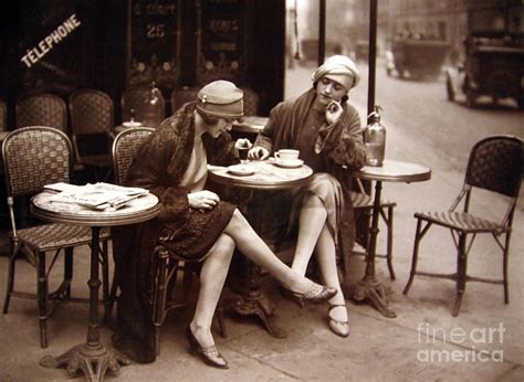 Vintage Paris Cafe Photograph By Mindy Sommers Fine Art America