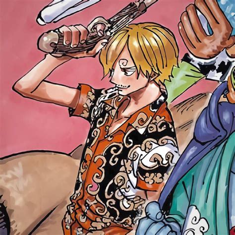 One Piece Mugiwara Official Art Manga Colored Vinsmoke Sanji Icon Pfp One Piece