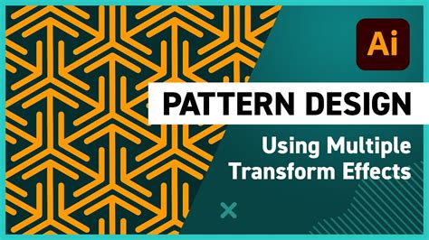 How To Create A Geometric Pattern In Illustrator Youtube