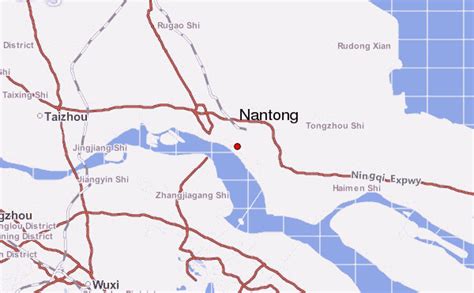 Nantong China Map