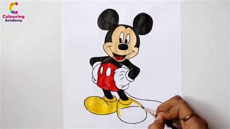 Coloring Mickey Mouse Clubhouse Cara Menggambar Dan Mewarnai Mickey