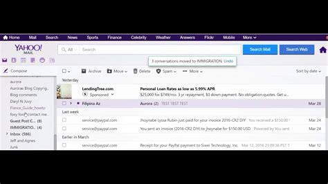 How To Createdelete Folders In Yahoo Mail On Desktop Youtube