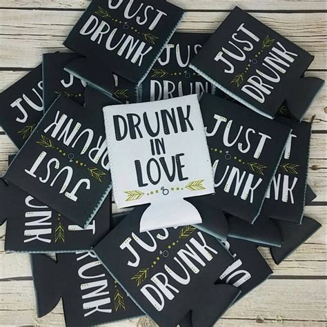 Just Drunk In Love Can Coolers Drunk In Love Bachelorette Etsy