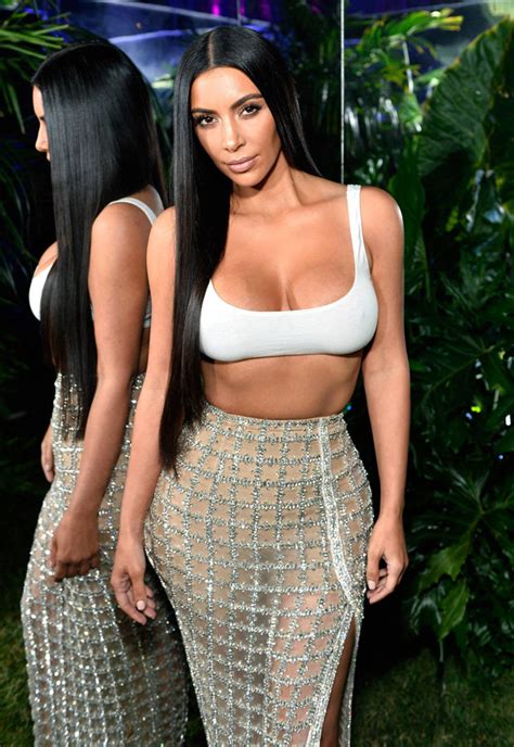 Kim Kardashian Flashes Everything As Slashed See Through Skirt Upstages Bulging Boobs Daily Star