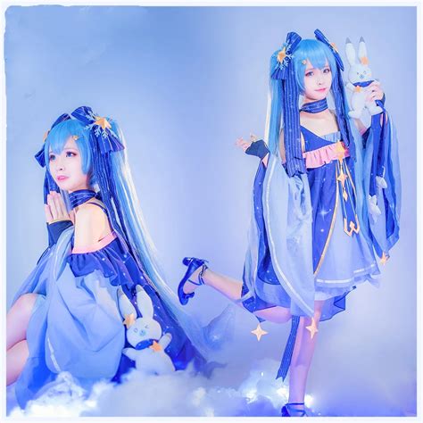 Snow Miku 2017 The Princess Of Snow And Star Uniforms Cosplay Costume