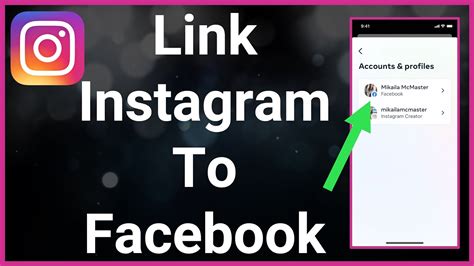 How To Link Your Instagram Account To Facebook Youtube