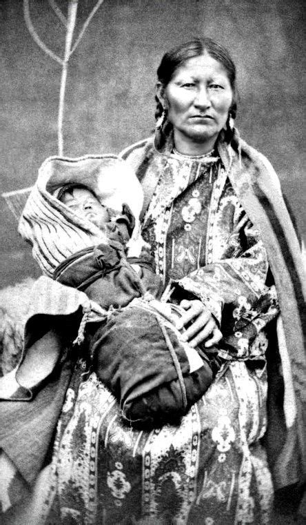 Chief Spotted Tails Wife And Baby Brule Sioux 1885 Native American
