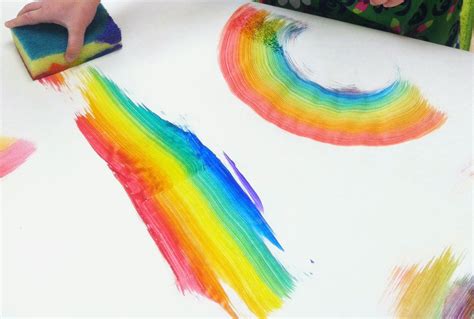 25 Best Rainbow Artwork For Preschoolers Home Inspiration Diy