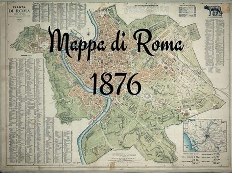 Pianta Di Roma Marrè 1876 Roma Ieri Oggi