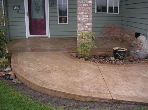 An Affordable Path To A Beautiful Stained Concrete Patio Patio Designs