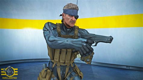 Fallout 4 Solid Snake Mgs4 By Pavellaketko On Deviantart