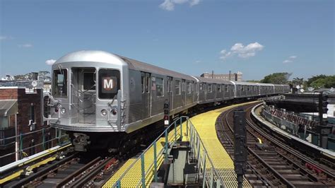 Nyc Subway Hd 60fps Labor Day 6 Car R42 M Shuttle Trains Along Bmt