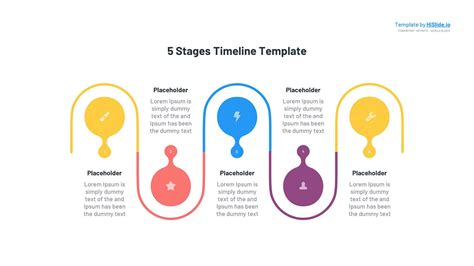 5 Stages Time Line Powerpoint Template 🔥 Free Download Now