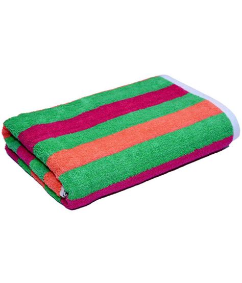 Candid Single Cotton Bath Towel Multi Color Buy Candid Single