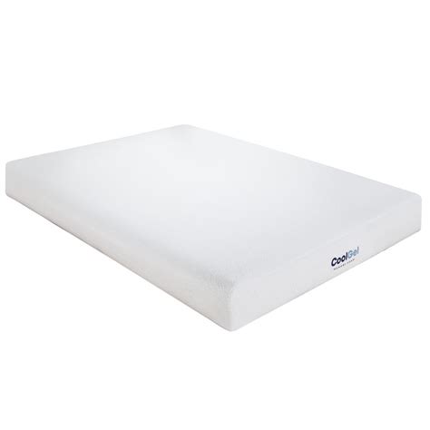 Excellent solution if you don't have a truck or making changes in your home. Cool Gel Twin-Size 6 in. Gel Memory Foam Mattress-410106 ...