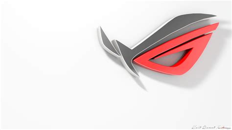 Asus Rog Republic Of Gamers Asus 3d Silver Logo 4k Wallpaper Download