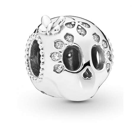 Pandora Sparkling Skull Charm Jewellery From Francis And Gaye Jewellers Uk