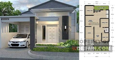 Desain rumah minimalis 2 lantai c. Desain Rumah 8x15 3 Kamar 1 lantai - DESAIN RUMAH MINIMALIS