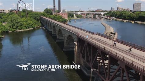 Kare In The Air Stone Arch Bridge In Minneapolis