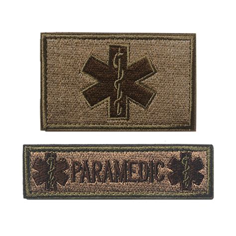 Buy Medical Emergency Technician Emt Embroidered Patches Military