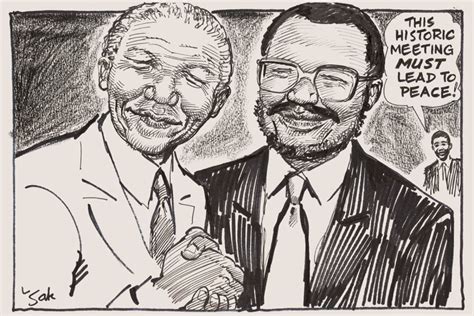Len Saks Cartoons 1990 1994 Nelson Mandela Foundation