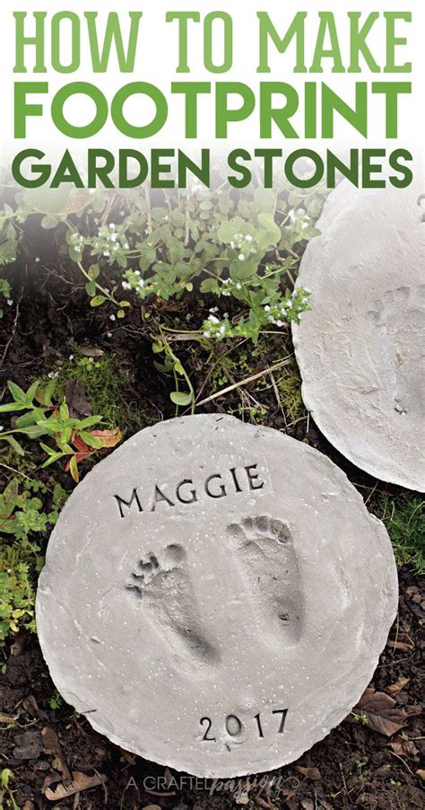 Check out this diy garden stone made from flagstone. Pin on Celebrating Mother's Day