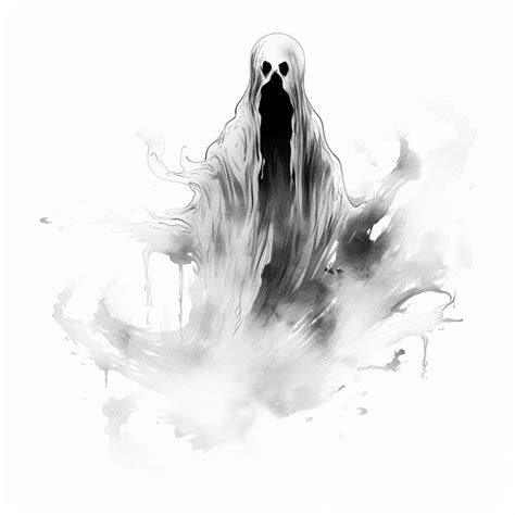 Premium Ai Image Horror Ghosts Art Hauntingly Handdrawn