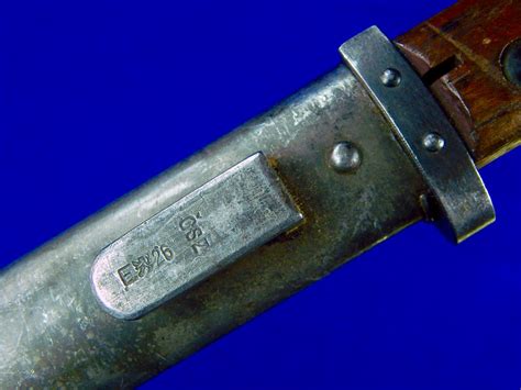 Czechoslovakian Ww2 German Marked Mauser K98 Bayonet Fighting Knife W