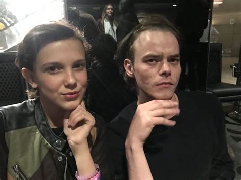 Millie Bobby Brown And Charlie Heaton Behind The Scenes Of Season 2