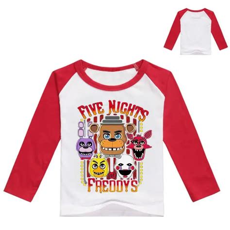 Five Nights At Freddys T Shirt Fnaf Children T Shirts For Kids Roblox