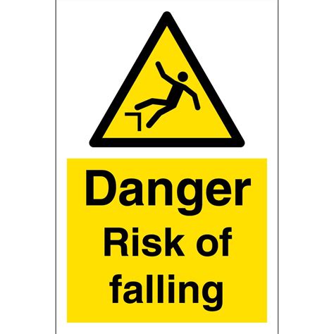 Risk Of Falling Signs From Key Signs Uk