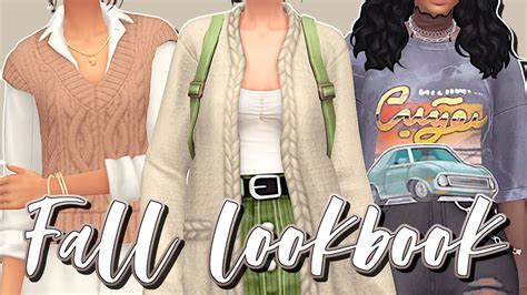 The Sims 4 Fall Lookbook 2022 🍂 Links Youtube