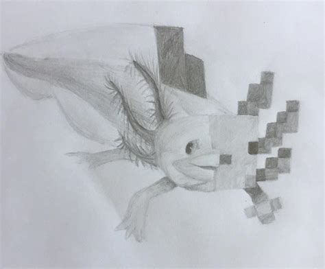 The Axolotl By Me Rminecraft