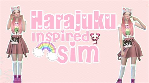 🌸the Sims 4 Create A Sim Harajuku Inspired🌸 Youtube