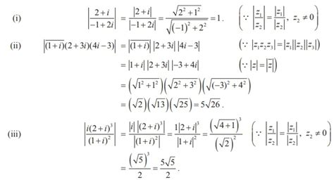 Modulus Of A Complex Number Solved Example Problems With Answers Solution Triangle