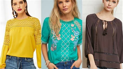 Trendy And Beautiful New Top Designs For Girls And Womens Youtube